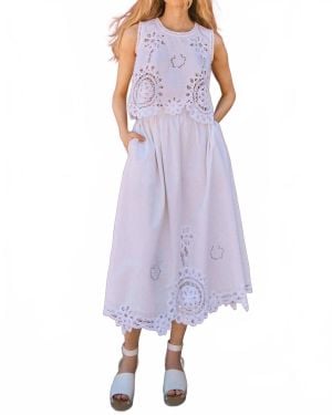 Hunter Bell Corrine Midi Skirt - Purple