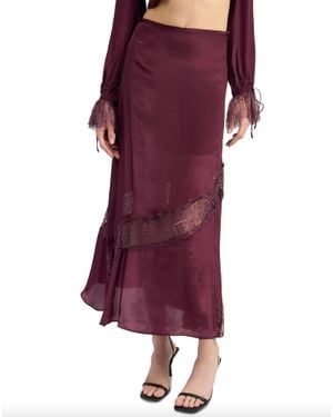 En Saison Cover Slip Skirt - Purple