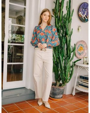 LOVE THE LABEL Junie Long Sleeve Top - Green