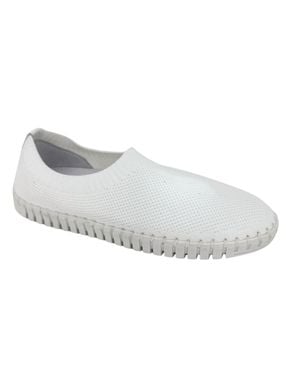 Eric Michael Lucy Mesh Slip On - White
