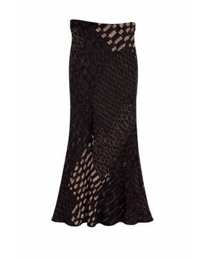 Maria Cher Zarate Alice Maxi Skirt - Black