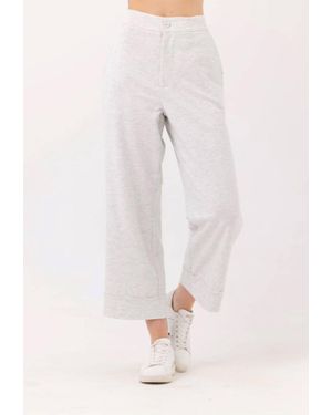 Sundays Lucia Wide Leg High Waisted Pants - Gray