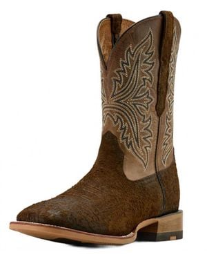 Ariat Walker Roughout Ats Cowboy Boot - Brown