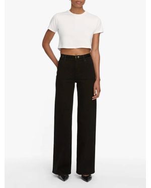 FRAME Le Slim Palazzo Pant - Black