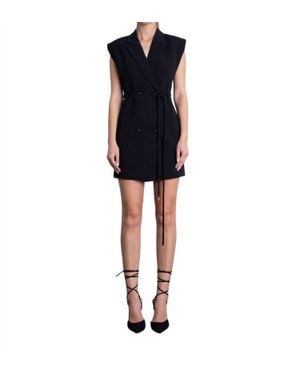 Karina Grimaldi Mila Mini Dress - Blue