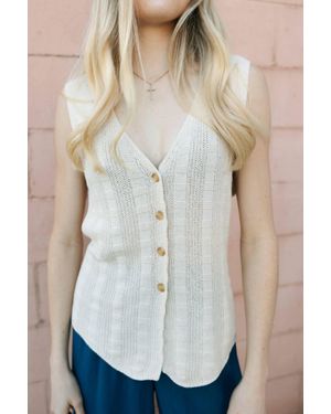 By Together Maeve Sleeveless Vest - Blue