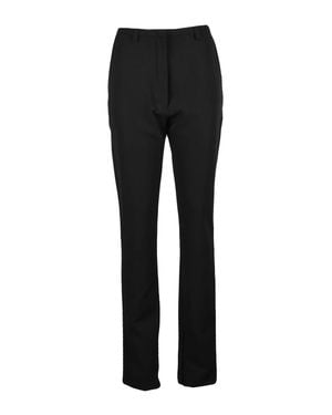 THE LATEST Straight-Leg Stretch Pants With Tailored Finish - Black