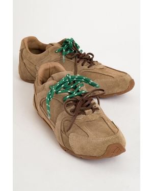 Forever & Always Shoes Selena Leather Sneakers - Natural