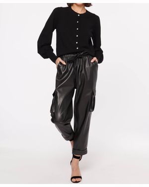 Cami NYC Addy Vegan Leather Pant - Black