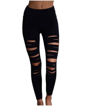 Onzie Shred Capris Pant - Blue