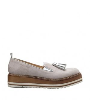 MICHELE LOPRIORE Cassidy Platform Loafer - Gray