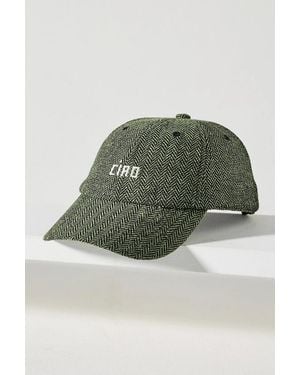 Clare V. Wool Baseball Cap - Green