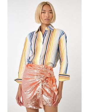 Toccin Brennan Boyfriend Shirt - Pink