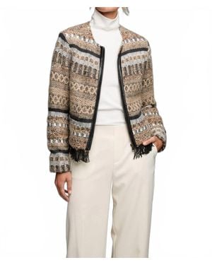 NIC+ZOE Weaving Jacket - Natural