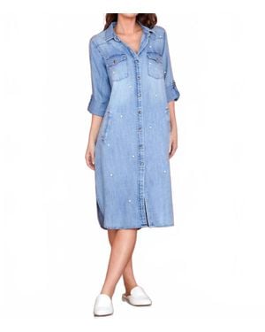 Billy T Little Star Dress - Blue