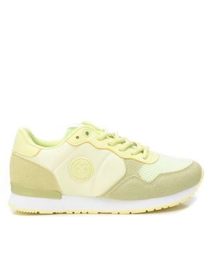 Xti Lace-Up Sneakers By _ - Yellow
