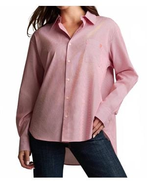 Lisa Todd Stripe It To Me Top - Pink