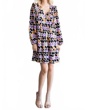 Jodifil Shape Up Printed Dress - White