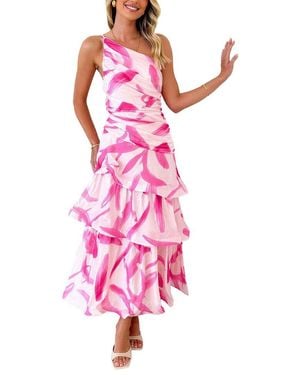 LEON GORI Maxi Dress - Pink