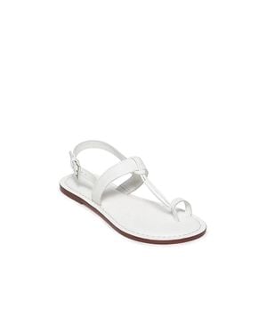 Bernardo Maverick Toe-Ring Sandals - White