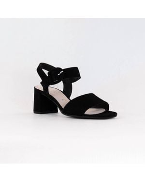 Gabor Ankle Strap Sandal - Black