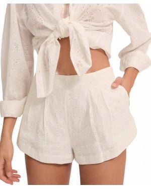 For Love & Lemons Handkerchief Short - Natural