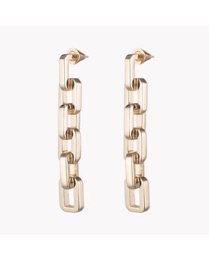 Eddie Borgo Supra Link Earrings - Metallic