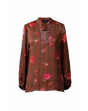 Emily Lovelock Cindy Blouse - Brown
