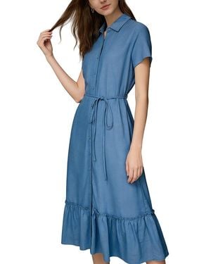 BRC By BURRYCO Short Sleeve Midi Dress - Blue