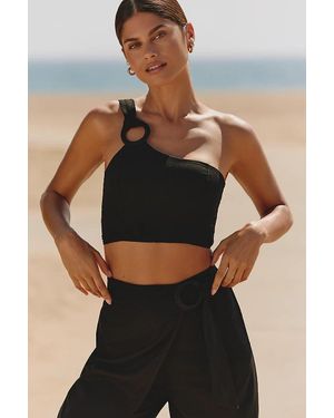 Peixoto Penelope One-Shoulder Top - Black