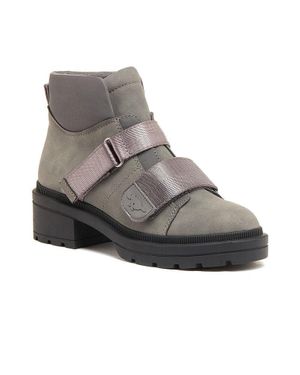 Rocket Dog Ilani Ilanihy-021 Boots Dark Block Heel Jobb1867 - Gray