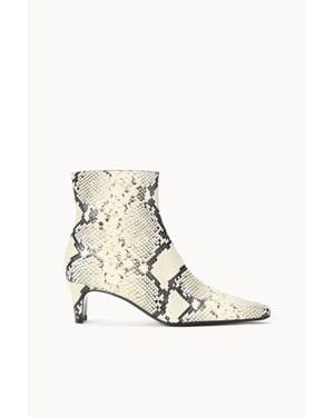 STAUD Wally Ankle Boots - White