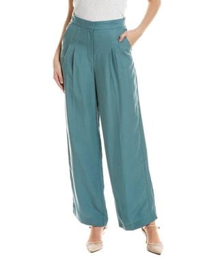 Ba&sh Gadwin Linen-Blend Pant - Blue