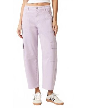 Mavi Vinnie Barrel Cargo Pants - Purple