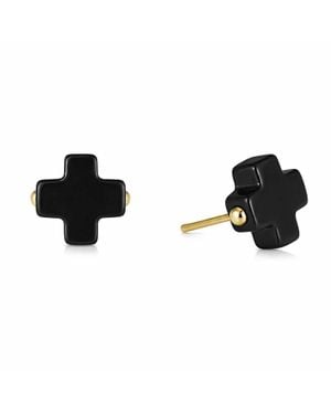 NEWTONE Signature Cross Stud - Black