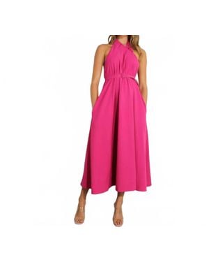 Mulla Icon Halter Dress - Pink