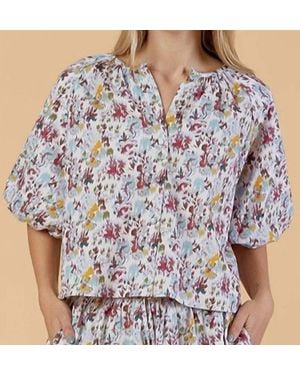 Olivia by Livro Freda Top - Blue