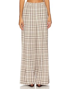 Jonathan Simkhai Leroy Pleated Wide Leg Pant - Natural