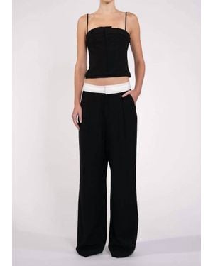NonChalant Label Landon Pant - Black