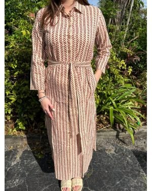 Just Darviny Dar Midi Dress - Green