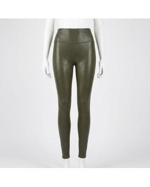 Spanx Clean Plain Compression Legging - Green