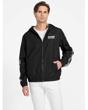 Black Guess Jackets for Men | Lyst Black Guess Jackets for Men | Lyst