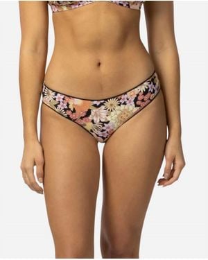 Rip Curl Mystic Floral Cheeky Hipster Bikini Bottom - Brown