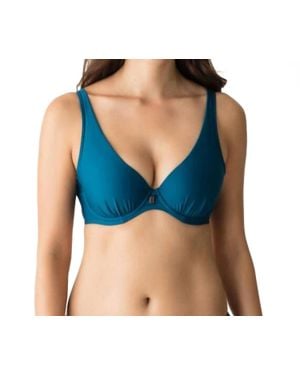 Primadonna Cocktail Padded Tri Bikini Top - Blue
