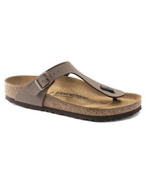 Birkenstock Gizeh 0043751 Sandals Mocha Toe Post Slip On Comfort Thong - Brown