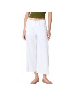 Level 99 Aurora Wide Leg Pant - White