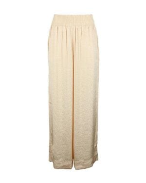 Attic And Barn Relaxed Wide-Leg Pants - Natural