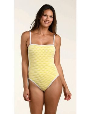 La Blanca Prep & Paddle Bandeau One Piece - Orange