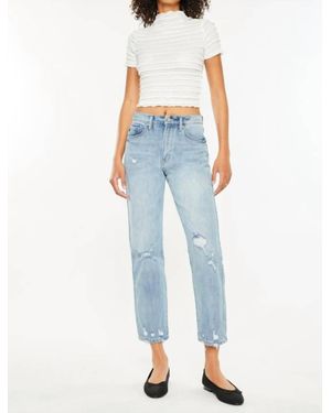 Kancan High Rise Straight Jean - Blue