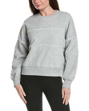 Beyond Yoga Luxefleece Piper Boxy Sweatshirt - Gray